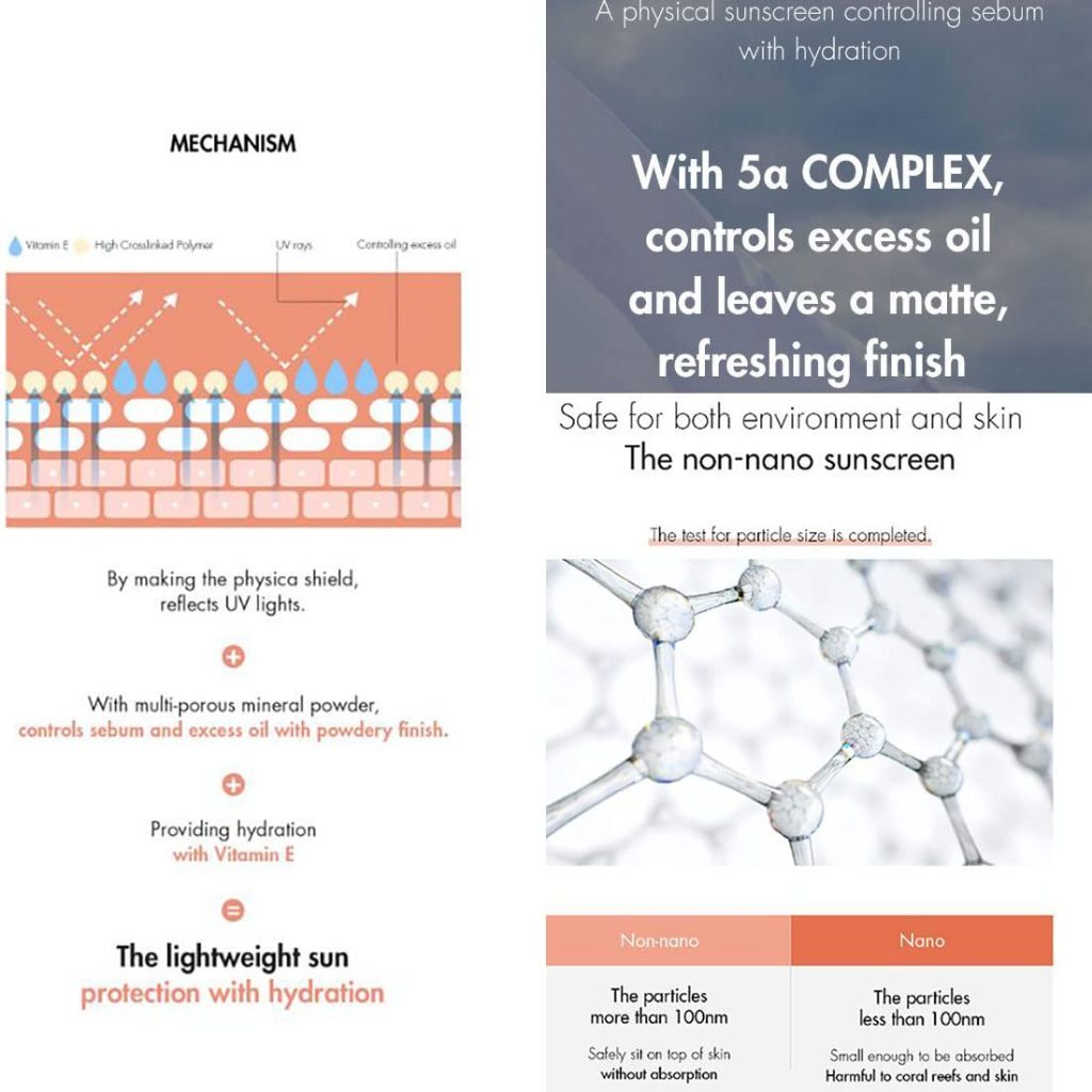 Dr.Ceuracle 5α Control No-sebum Sun Lotion SPF50+ PA++++ 50ml