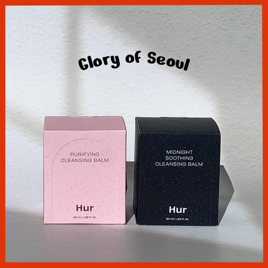 [House of HUR] Purifying Cleansing Balm (Pink) / Midnight Soothing Cleansing Balm (Black), 50mL