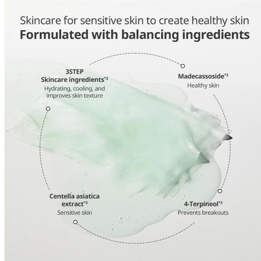VT Skin Pack Cooling Pack 100ea 210g (3 Types) │ Mild / Smooth / Luminous