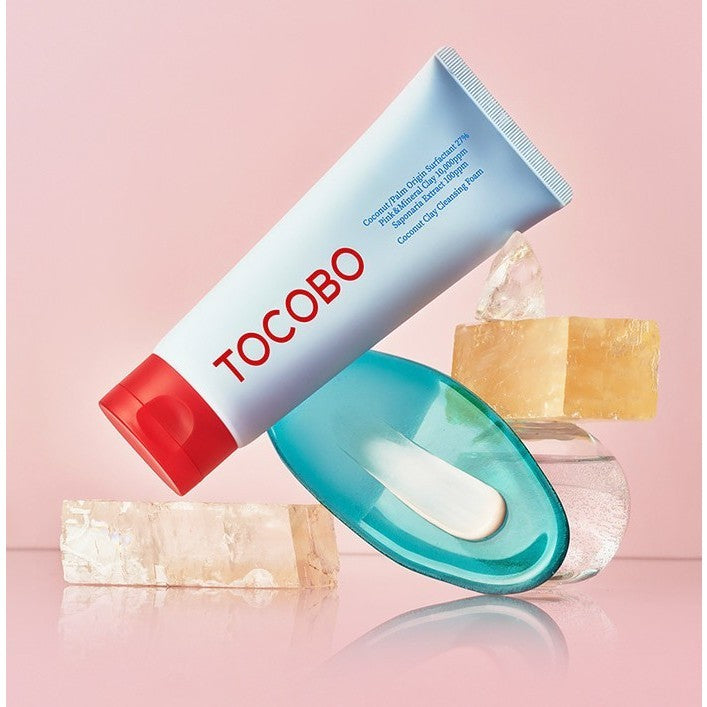 Espuma limpiadora de arcilla de coco TOCOBO 150ml