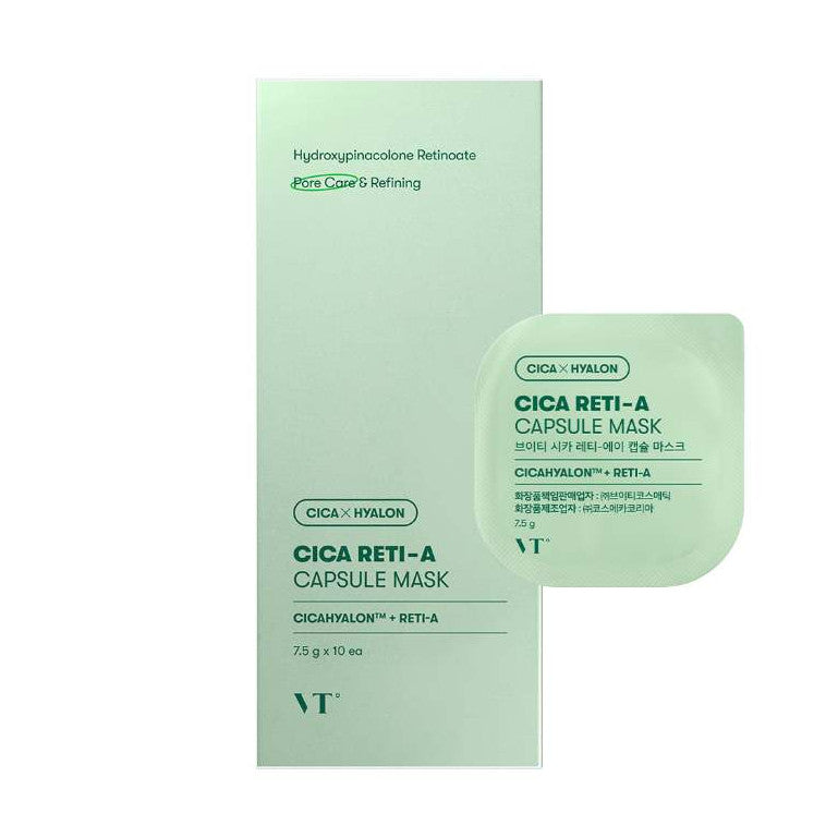 VT Capsule Mask (6 Types) │ Cica Collagen / Cica Reti-A / Cica / Super Hyalon / Cica Vital / Progloss Gold