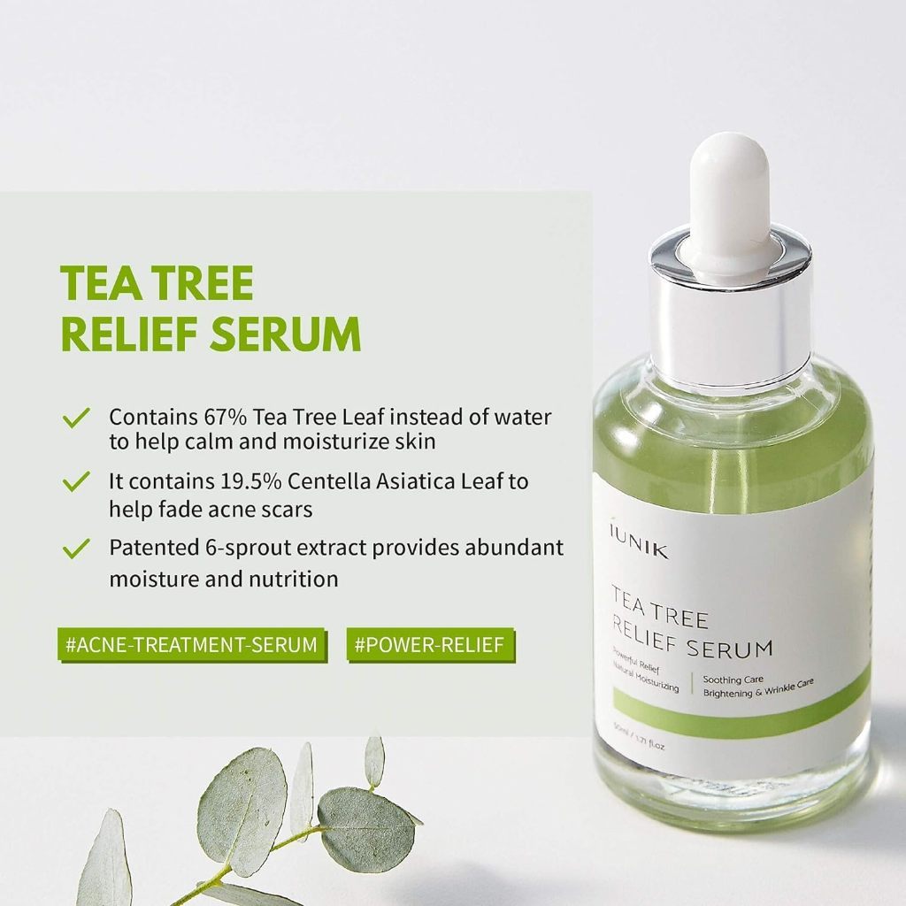 [MINI] IUNIK Tea Tree 67% Relief Vegan Facial Serum 15ml