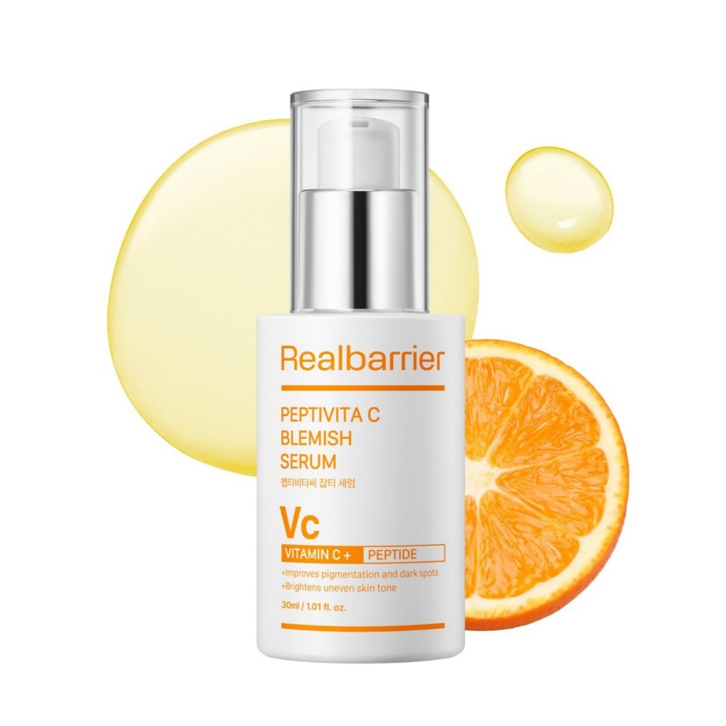 Real Barrier Serum (3 Types), 30mL | Peptivita C Blemish Serum / Retiniol Pore Tightening Serum / PDRN Glow Repair Serum