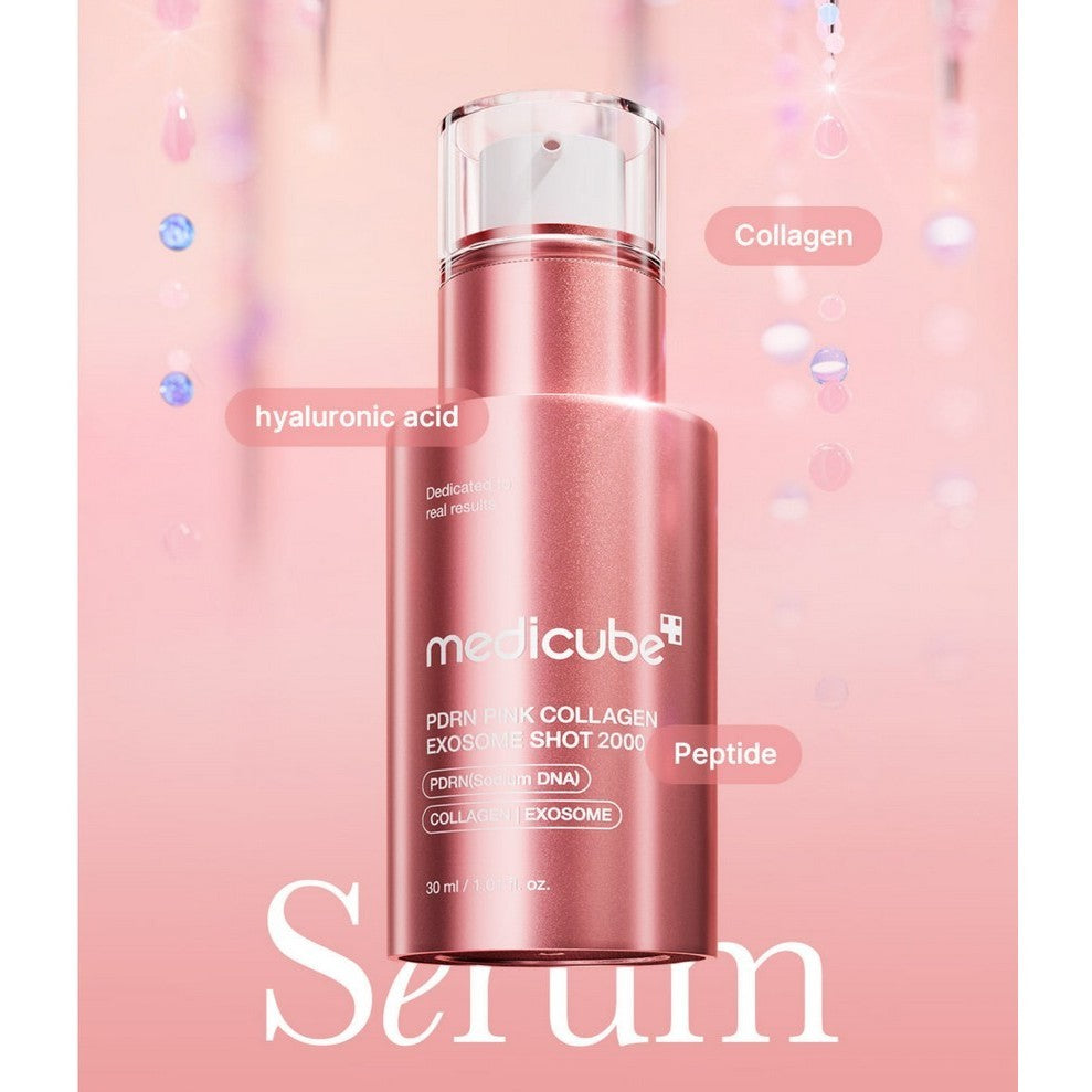 [NEW] MEDICUBE PDRN Pink Collagen Exosome Shot Ampoule (2000 / 7500), 30ml