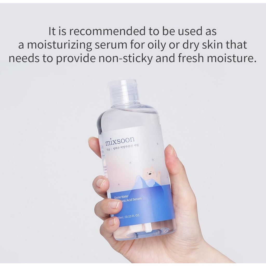 mixsoon Glacier Water Hyaluronic Acid Serum 100ml / 300ml