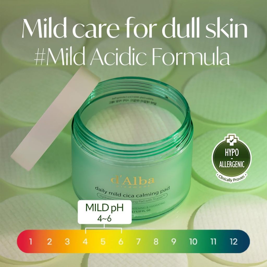d'Alba Daily Mild Cica Calming Pad 50 Pads