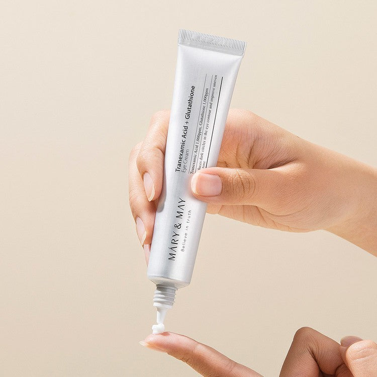 MARY&MAY Tranexamic Acid+Glutathione Eye Cream (30g / 12g)
