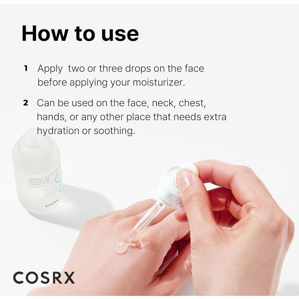 COSRX Hydrium Triple Hyaluronic Moisture Ampoule, 40ml