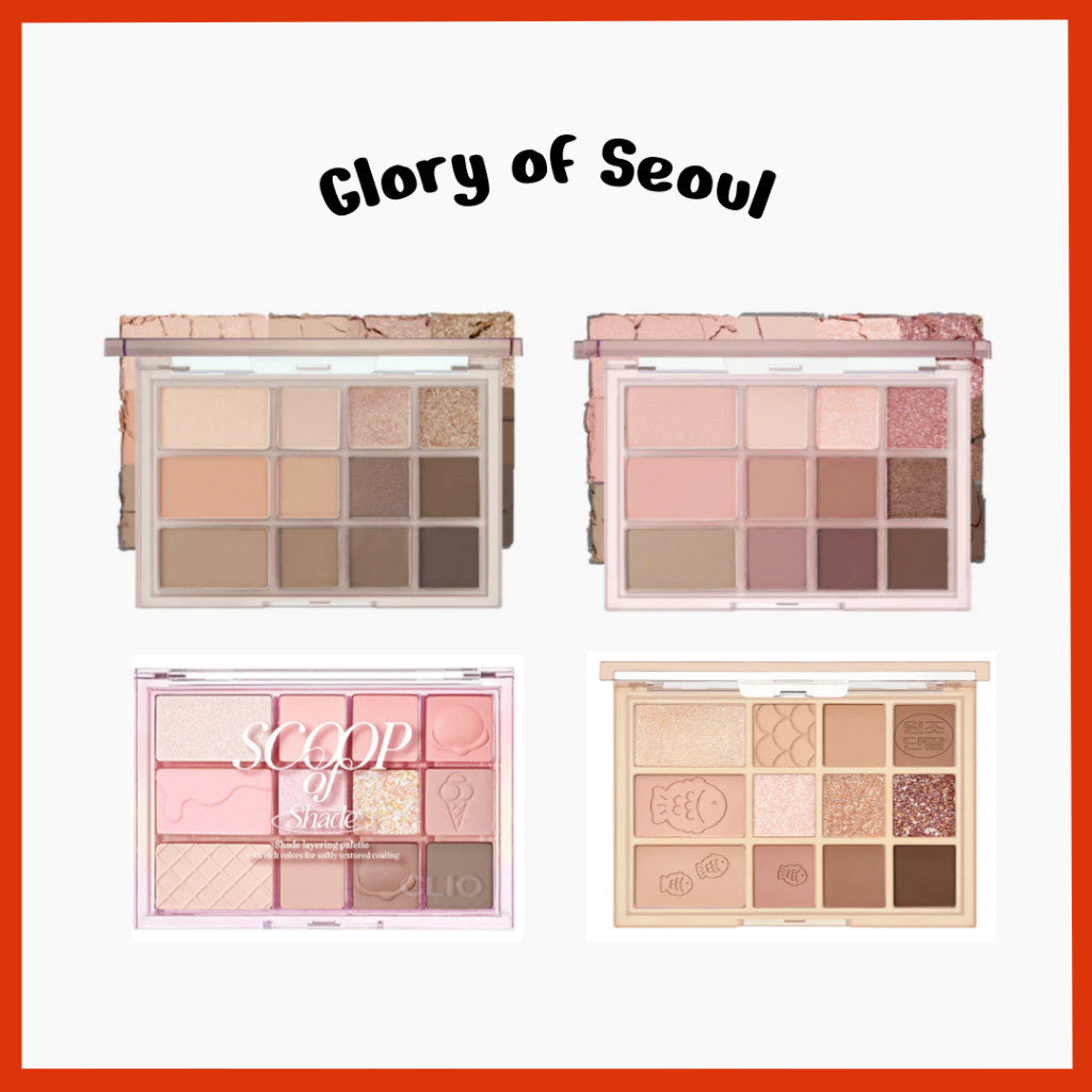 Paleta de sombras y contorno CLIO (4 tipos)