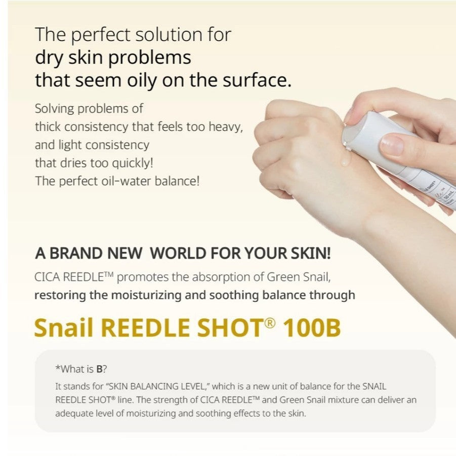 [New] VT Snail Reedle Shot 100B, 50mL | Green Snail Mucin 21%