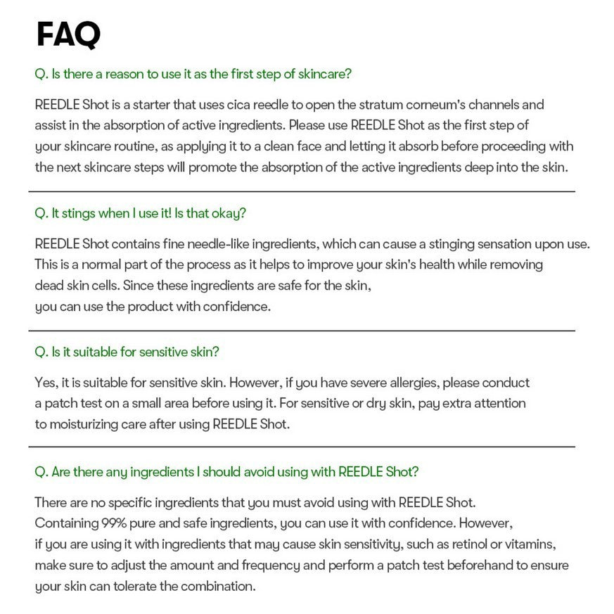 VT PDRN CICA Reedle Shot (3 Types) │ 100 / 300 / 700