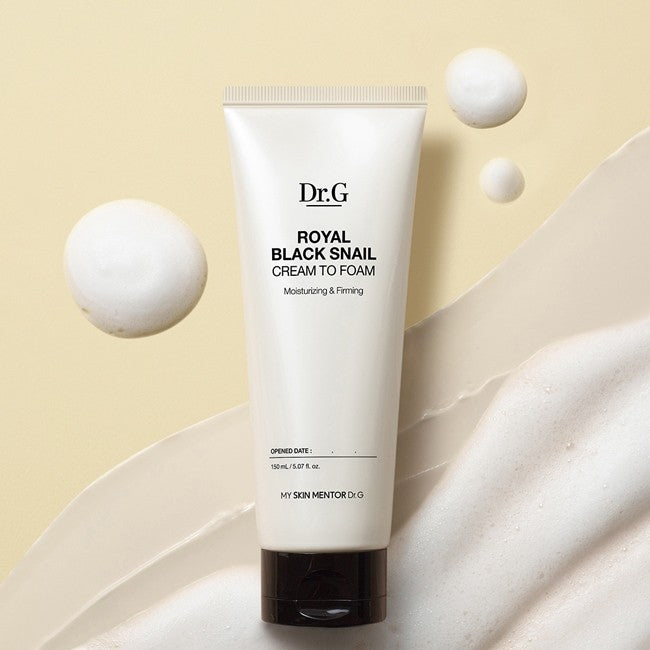 Dr.G Royal Black Snail Cream to Foam Cleanser 150ml /60ml