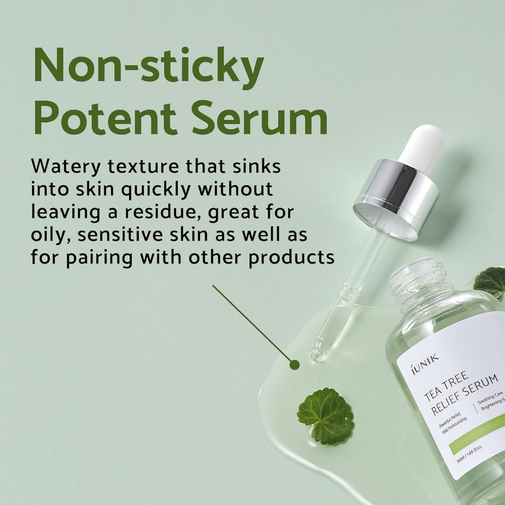 [MINI] IUNIK Tea Tree 67% Relief Vegan Facial Serum 15ml