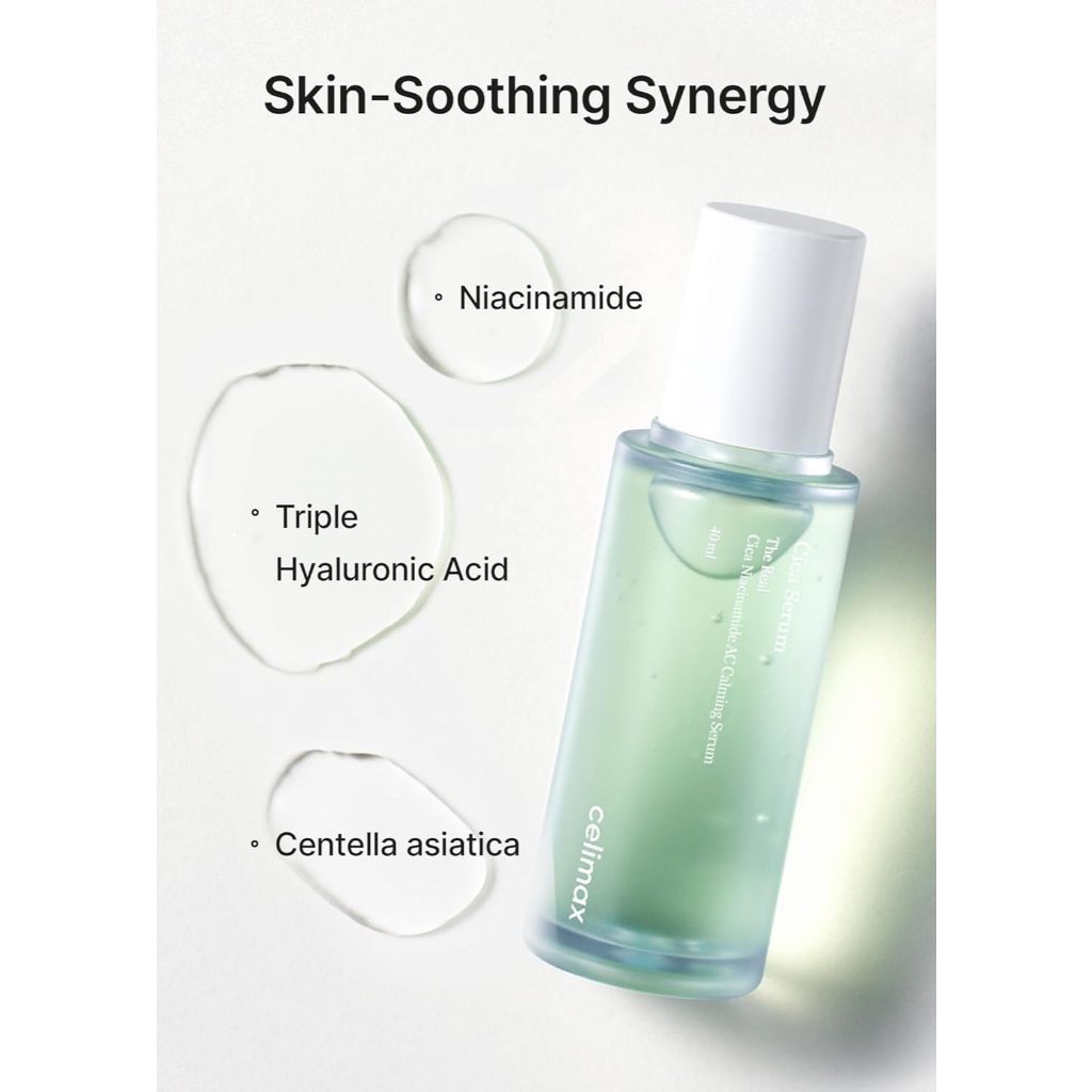 CELIMAX The Real Cica Niacinamide AC Calming Serum 40ml