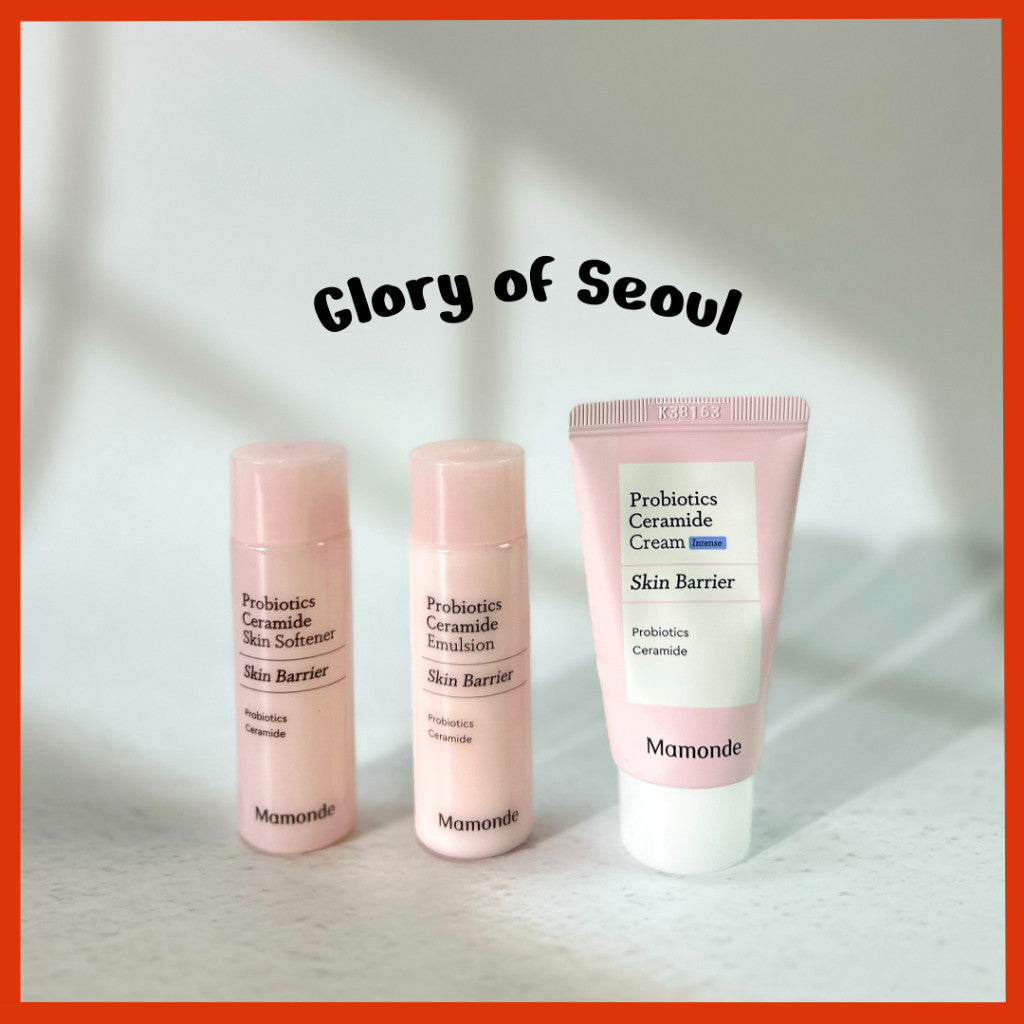 [MINI] MAMONDE Probiotics Ceramide Skin Softener 25ml / Emulsion 25ml / Cream 30ml (3 Types)