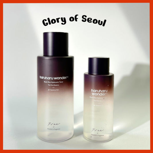 Haruharu Wonder Black Rice Hyaluronic Toner for Sensitive Skin, 10.1 fl oz / 300ml | Alcohol Free, Fragrance Free | Vegan, Cruelty Free, EWG-Green