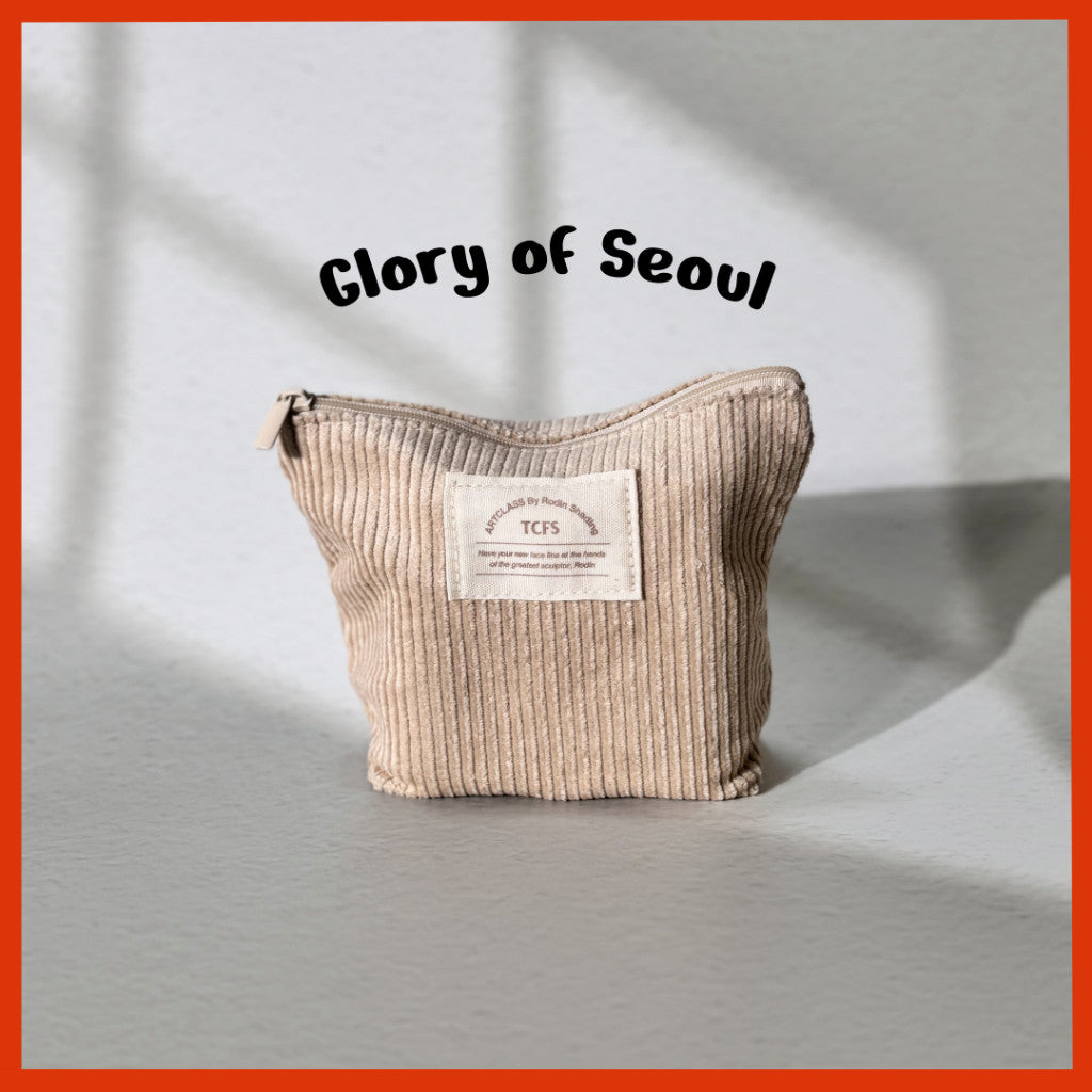 TOO COOL FOR SCHOOL Corduroy Pouch