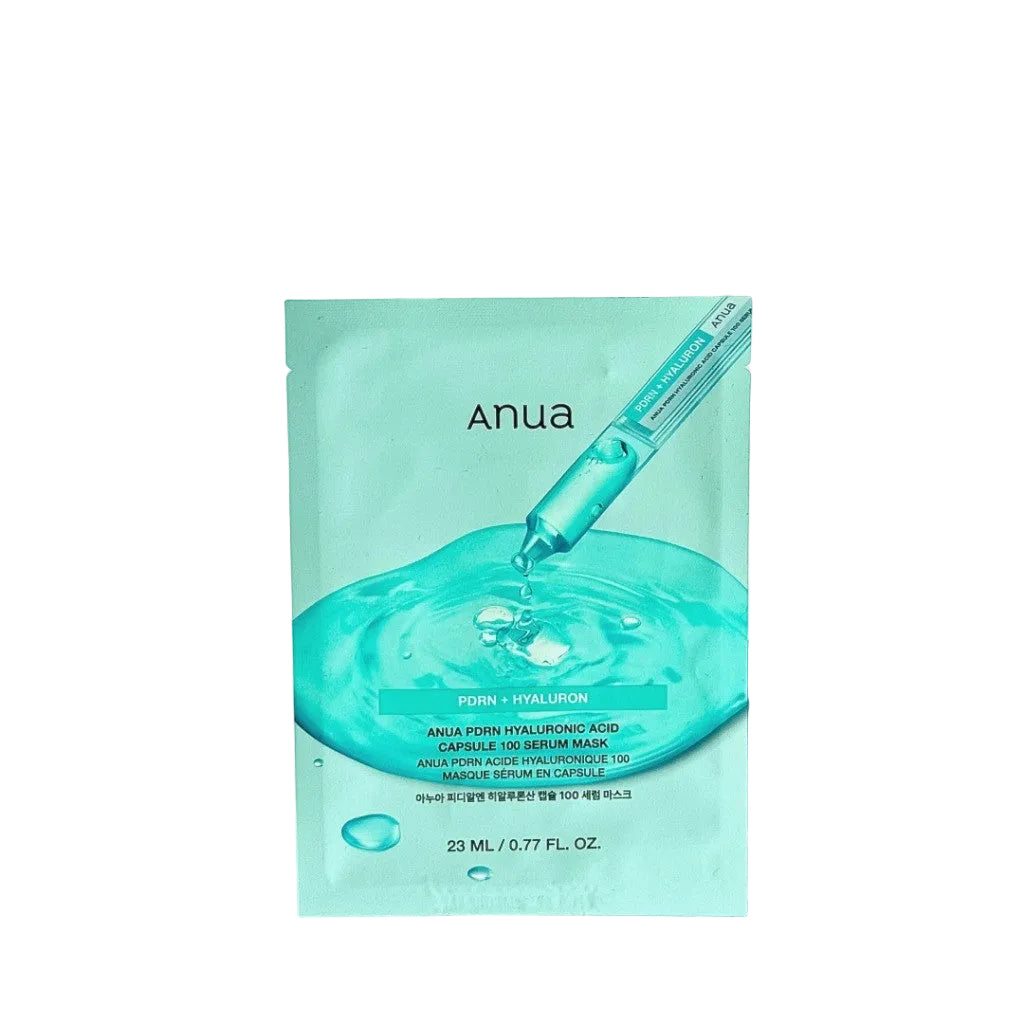 ANUA PDRN Hyaluronic Acid Capsule 100 Serum Mask 23ml 1 Sheet
