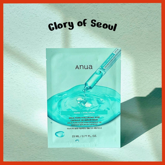 ANUA PDRN Hyaluronic Acid Capsule 100 Serum Mask 23ml 1 Sheet