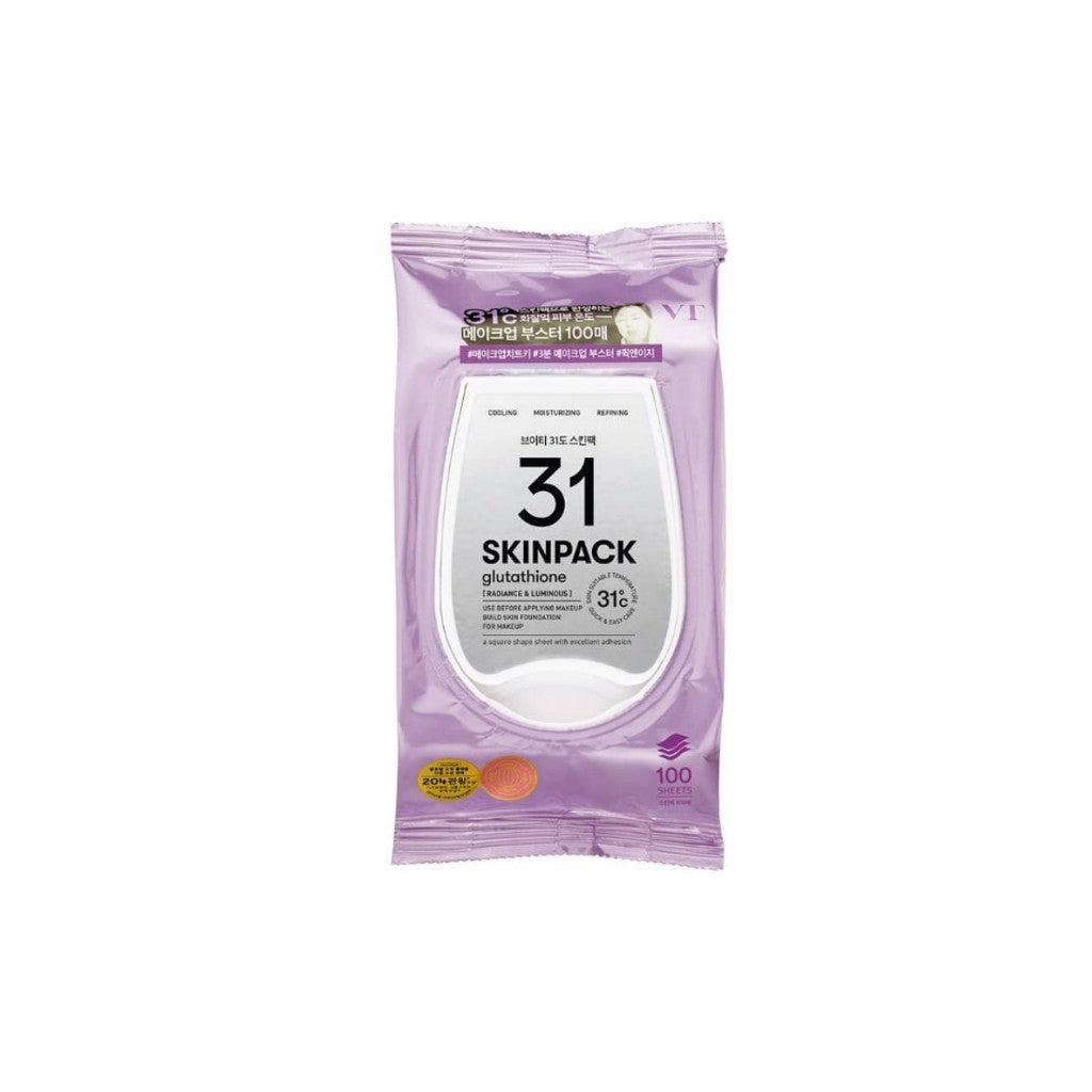 VT Skin Pack Cooling Pack 100ea 210g (3 Types) │ Mild / Smooth / Luminous
