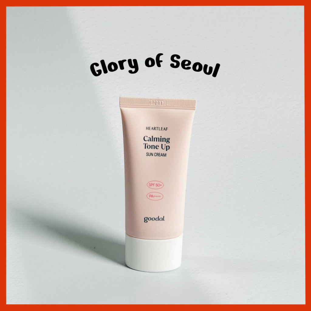 Crema solar con efecto tono uniforme Goodal Heartleaf Calming 50ml