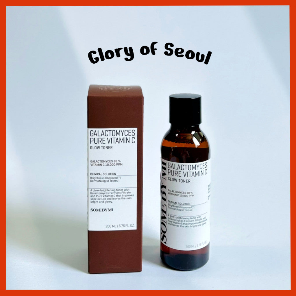 SOME BY MI Galactomyces Pure Vitamin C Glow Toner - 6.76Oz, 200ml - Brightening and Refreshing Effect - Improvement of Skin Irritation and Elasticity - Facial Skin Care