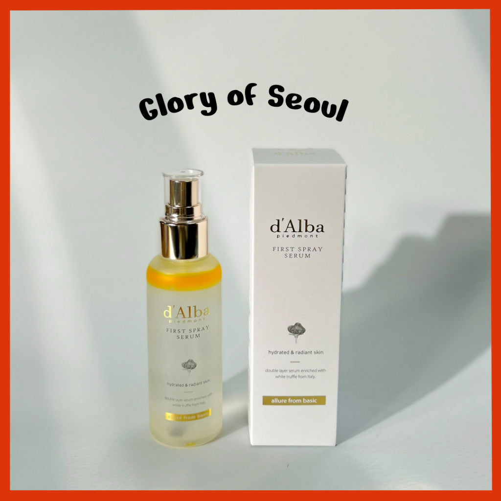 d'Alba Italian White Truffle First Spray Serum 100ml, 3.38 Fl Oz