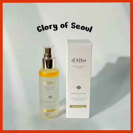 d'Alba Italian White Truffle First Spray Serum 100ml, 3.38 Fl Oz