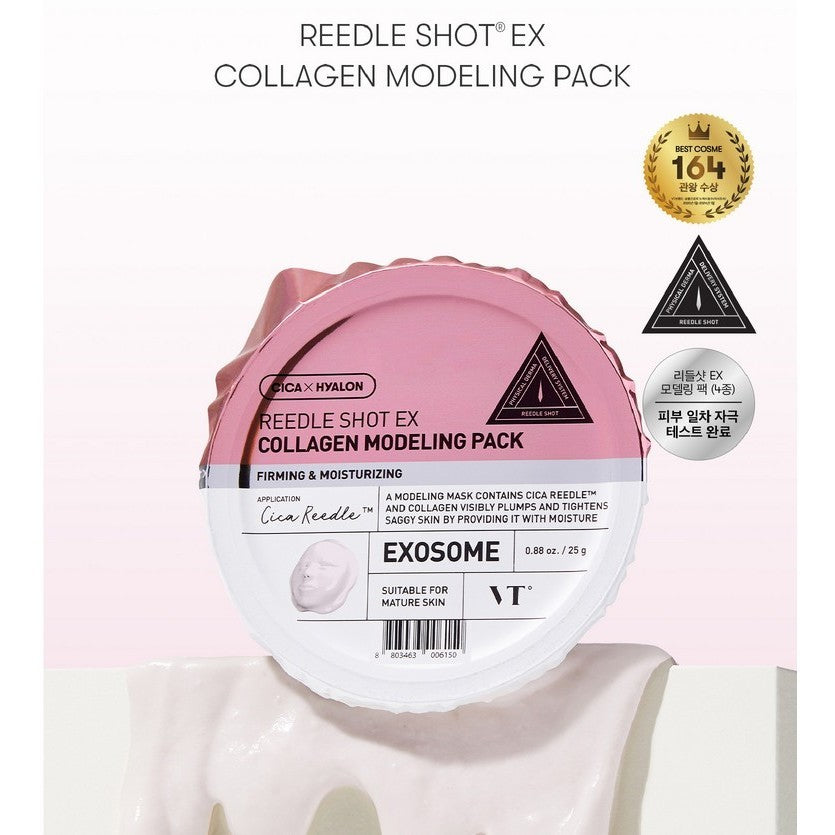 VT Reedle Shot Ex Modeling Pack (4 Types) │ Cica / Vitamin / Collagen / Hyaluronic