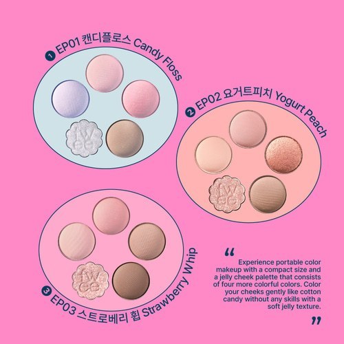 [NEW] FWEE Pocket Eye Palette 5 colors , keyring Options
