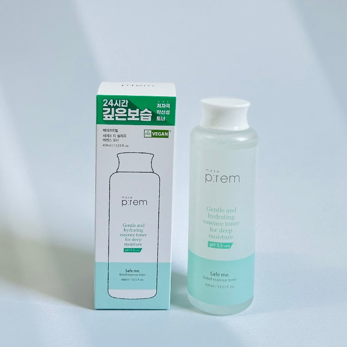 Tónico de esencia relajante MAKE PREM Safe Me 400 ml