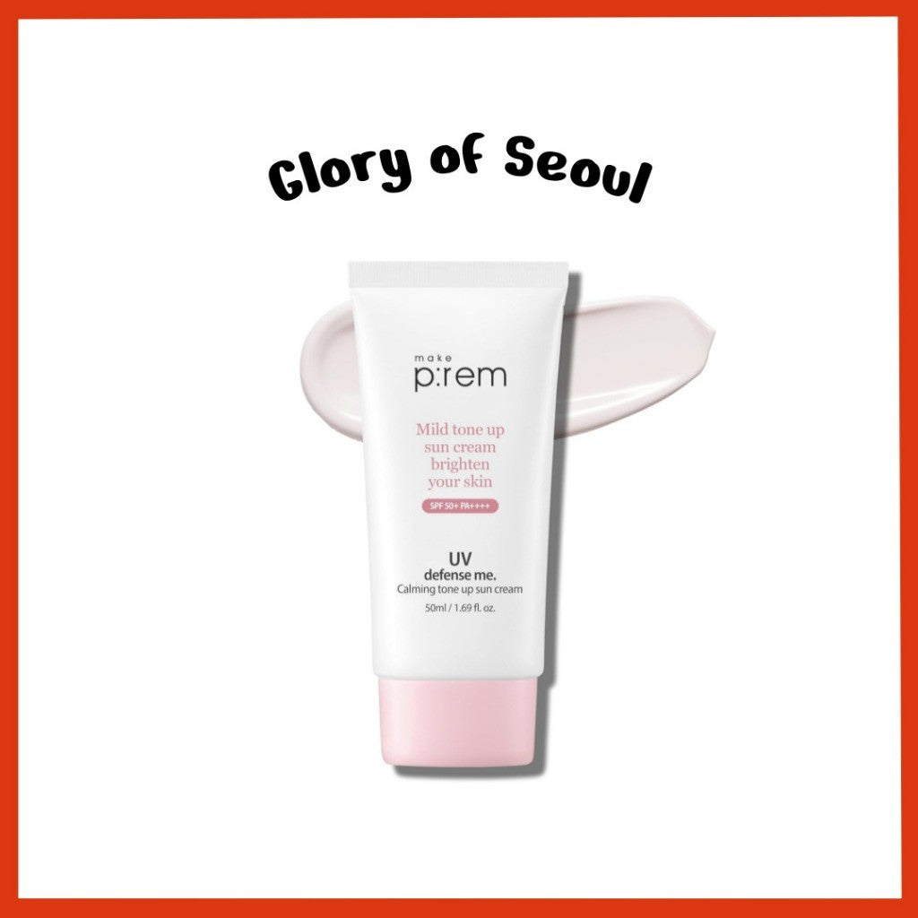 MAKE PREM Soothing Pink Tone Up Sun Cream 50ml