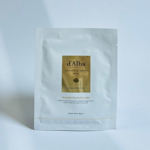 d'Alba White Truffle Nourishing Treatment/ Intensive Liftension Mask Sheet 1ea