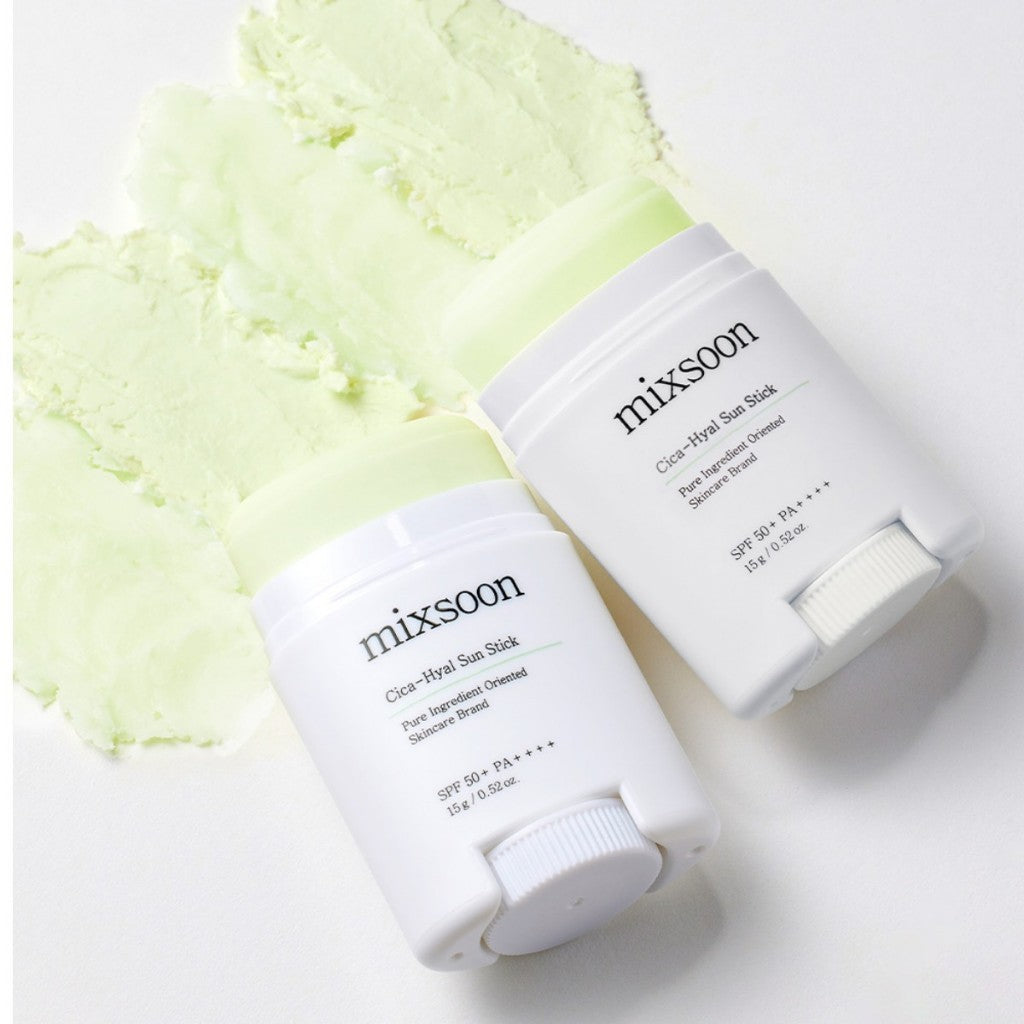 mixsoon Sun Stick SPF 50+ PA++++ 15g (2 Types) | Bean / Cica-Hyal