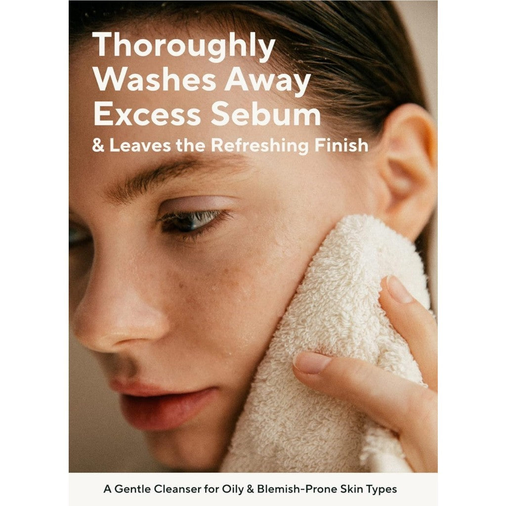 [AROMATICA] Tea Tree Balancing Foaming Cleanser 6.35oz / 180g, Vegan Double Cleanser Face Wash For Oily Skin, EWG Verified