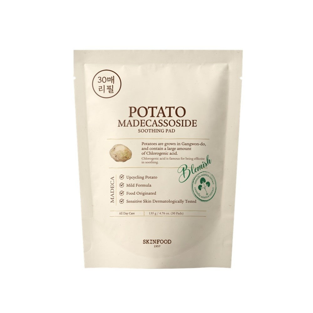 [REFILL] SKINFOOD Toner Pad Refill 30 Sheets (4 Types) │ Carrot / Potato / Parsley / Acorn