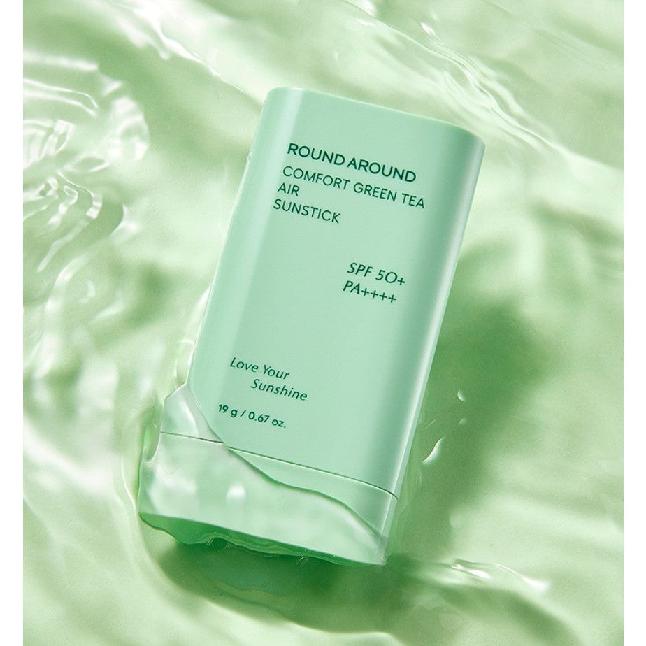 ROUND AROUND Comfort Green Tea Air Sun Stick 19g