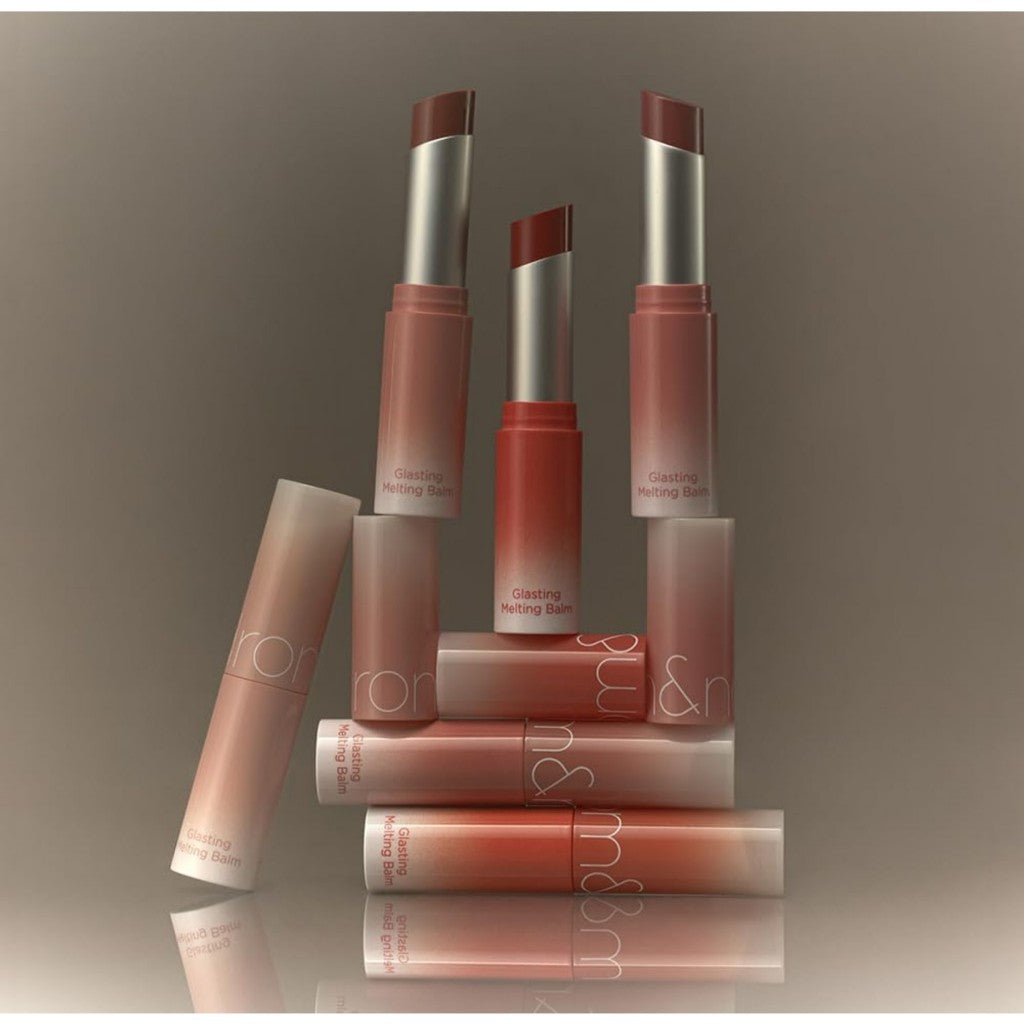 rom&nd Glasting Melting Balm 3.5g, Glossy, Plumping Lips, Moisture, Translucent, Water Bomb, High Pigmented, Vegan
