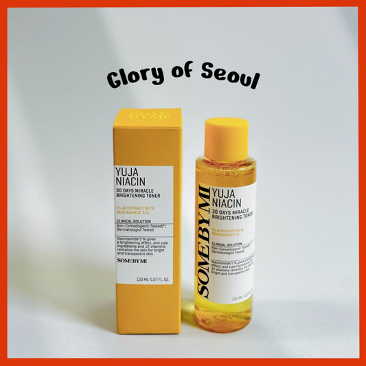 SOME BY MI Yuja Niacin 30 Days Miracle Brightening Toner - 5.07Oz, 150ml