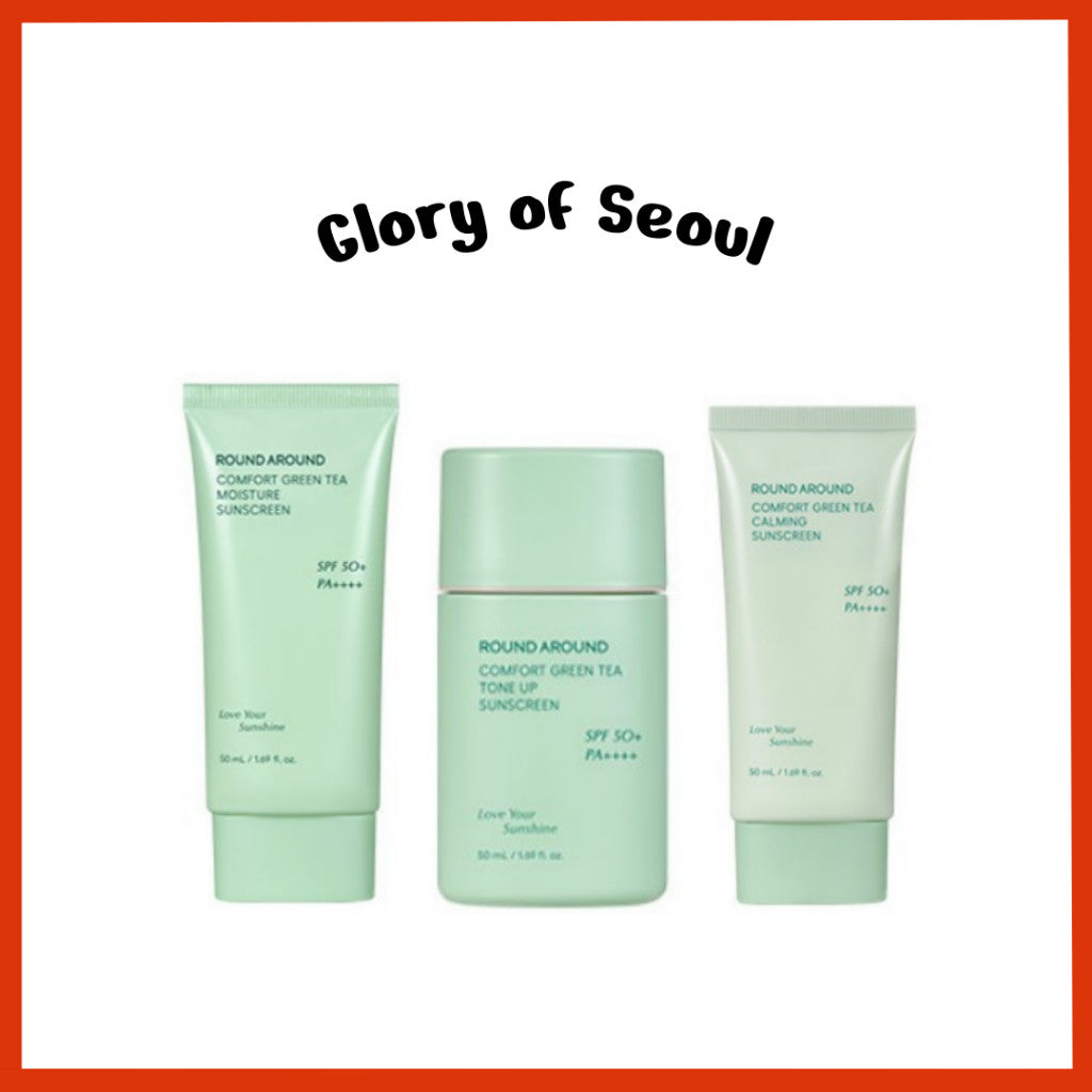 ROUND AROUND Comfort Green Tea Sunscreen 50ml