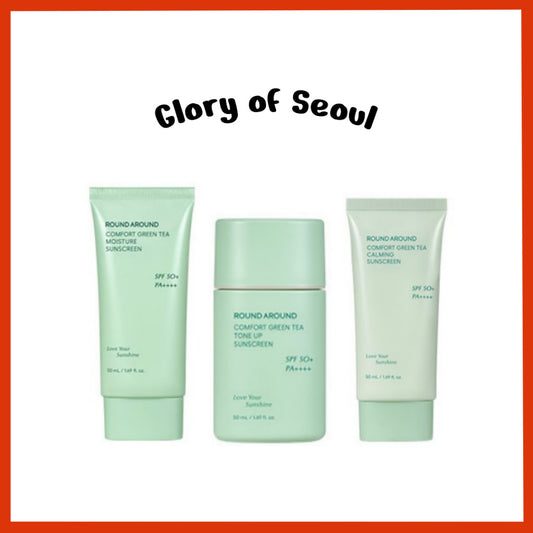 ROUND AROUND Comfort Green Tea Sunscreen 50ml