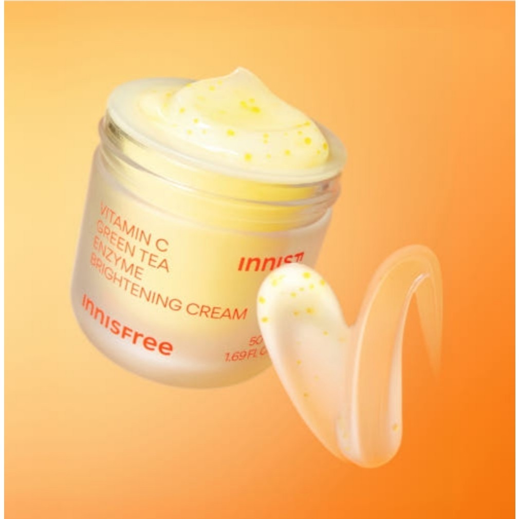 INNISFREE Vitamin C Green Tea Enzyme Brightening Cream, 50mL