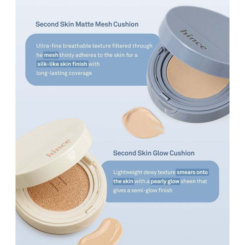 Hince Second Skin Mesh Matte Cushion / Glow Cushion