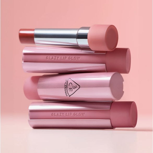 [New] 3CE Glazed Lip Glow, 3.2g (9 Colors)