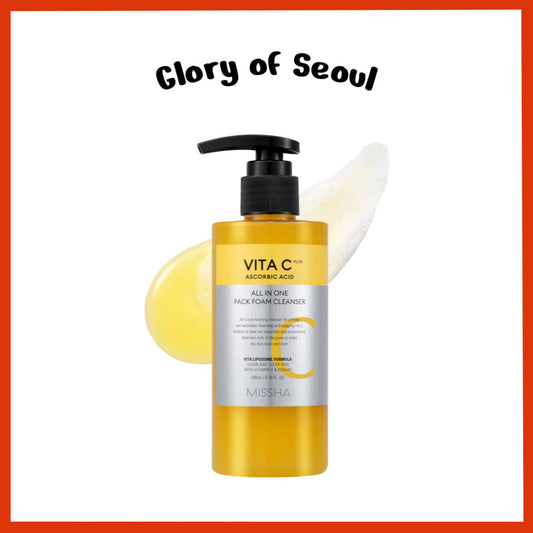 MISSHA Vita C Plus All in 1 Pack Foam Cleanser 200ml