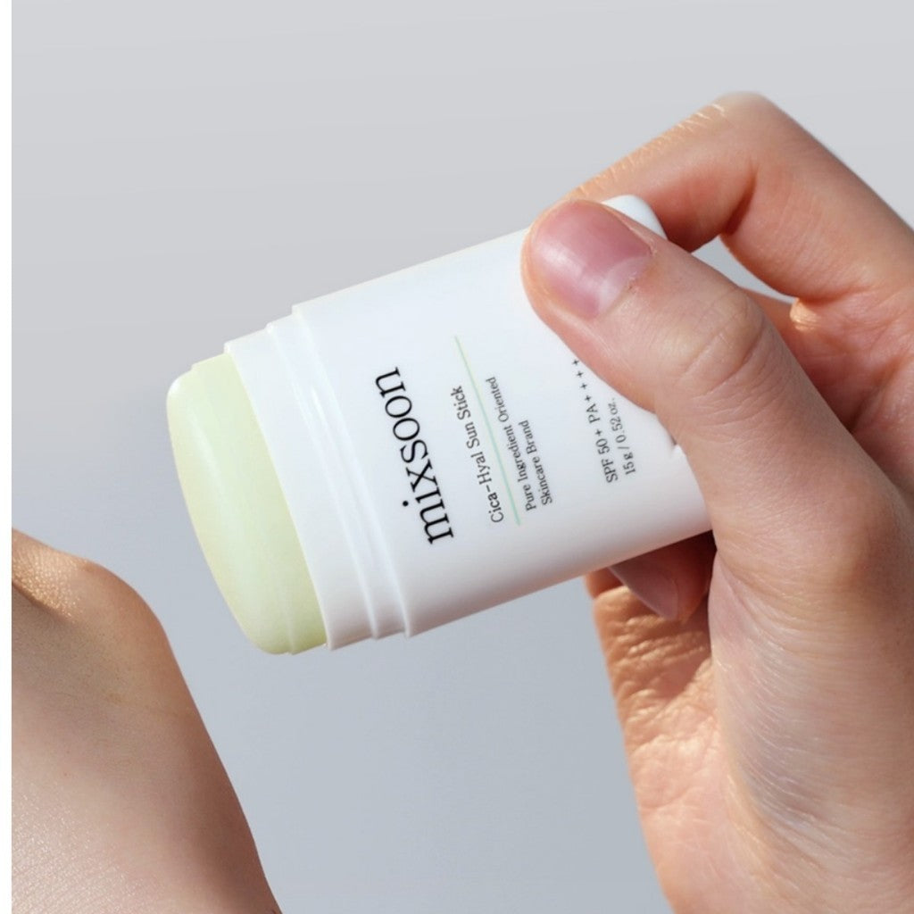mixsoon Sun Stick SPF 50+ PA++++ 15g (2 Types) | Bean / Cica-Hyal