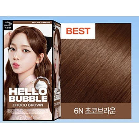 [Renovado] Tinte para cabello Mise en Scene New Hello Bubble
