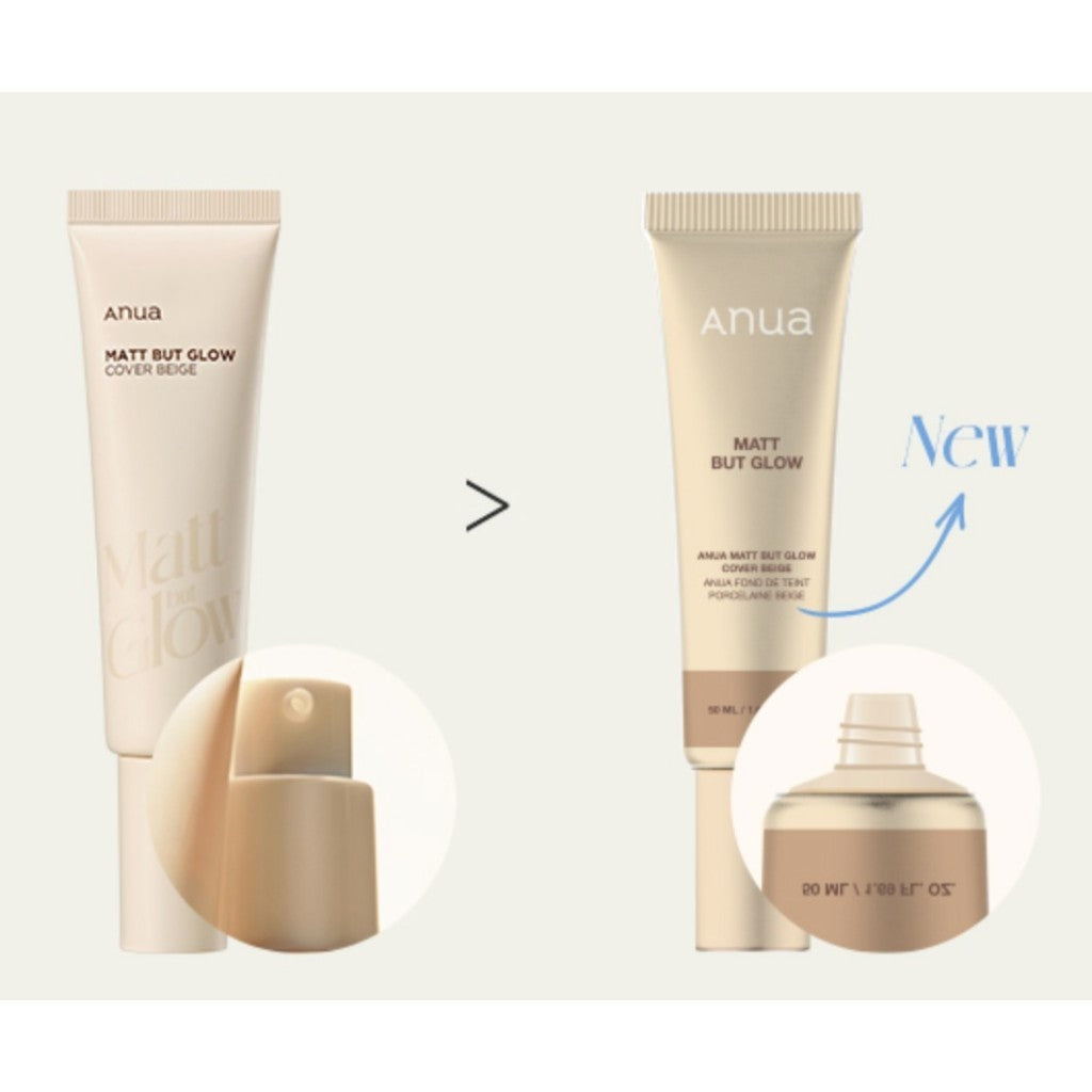 ANUA Matt But Glow Cover Beige SPF50+ PA++++ 50ml