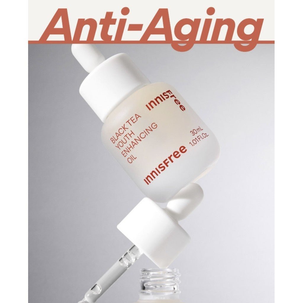 [Innisfree] Black Tea Youth Enhancing Oil, 30mL