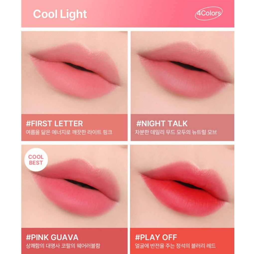 3CE BLUR WATER TINT(4.6g) 20 Colors | soft lip with less smear with a blurry finish